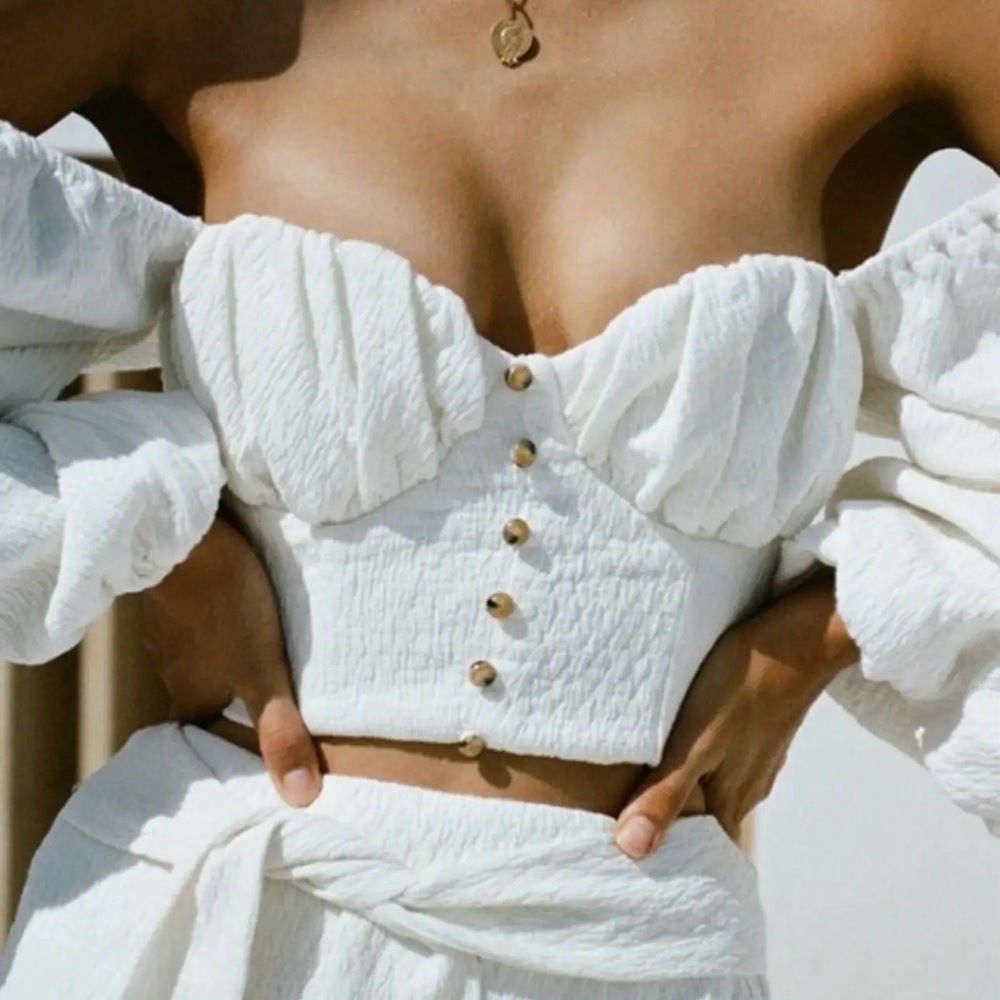 Sabo Skirt Naila Corset Style Peasant Top